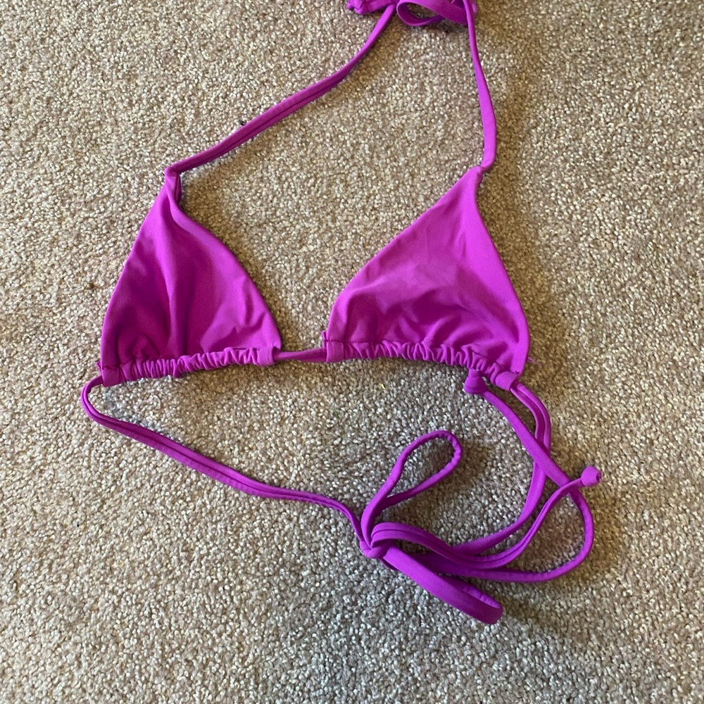 Revolve Superdown Purple String Bikini